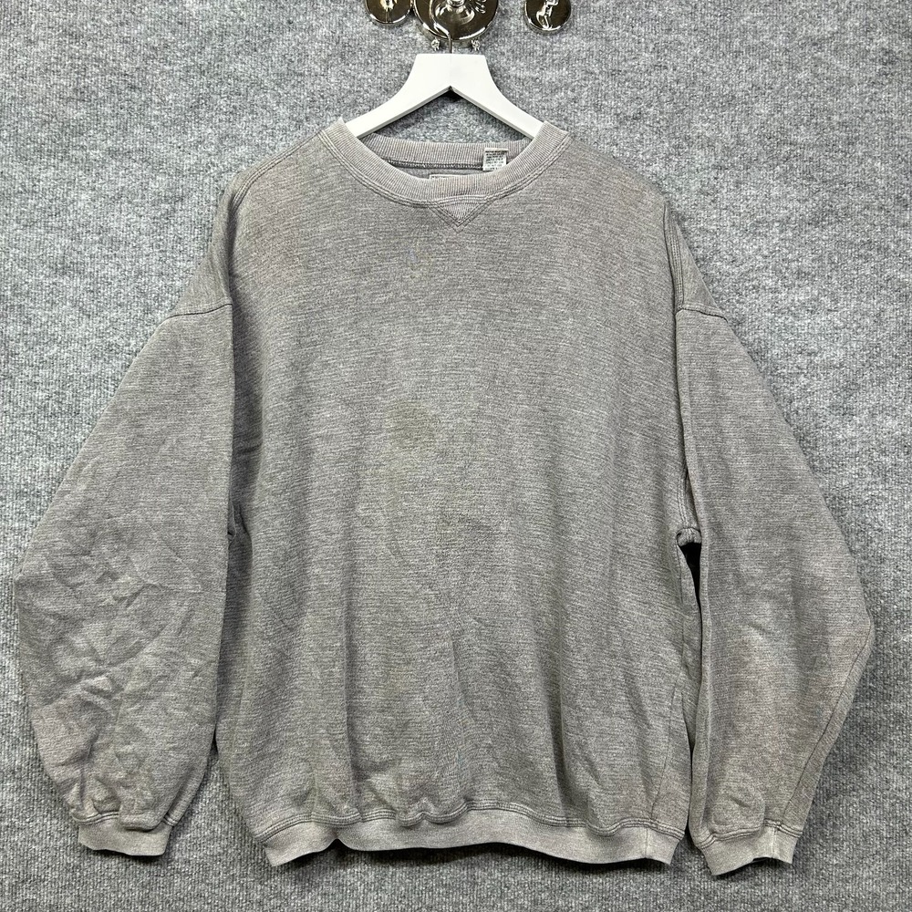 VTG McIntosh & Seymour Soccer Gear Sweatshirt Men's Gray Fleece Pullover - Large